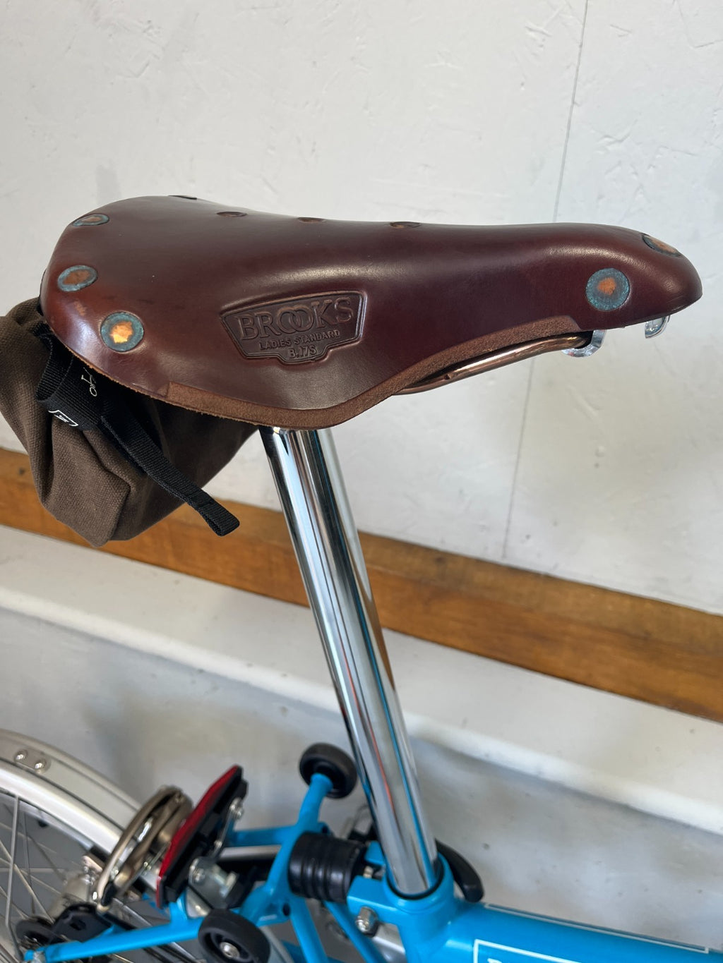 Brompton folding bike 6 speed C Line Blue