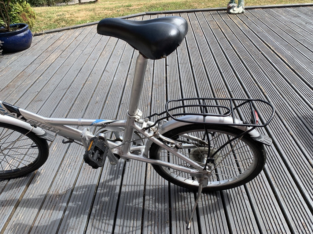 Raleigh Boardwalk Lite 16" Wheel Aluminium Folding Bike with Philips Carrier Bag