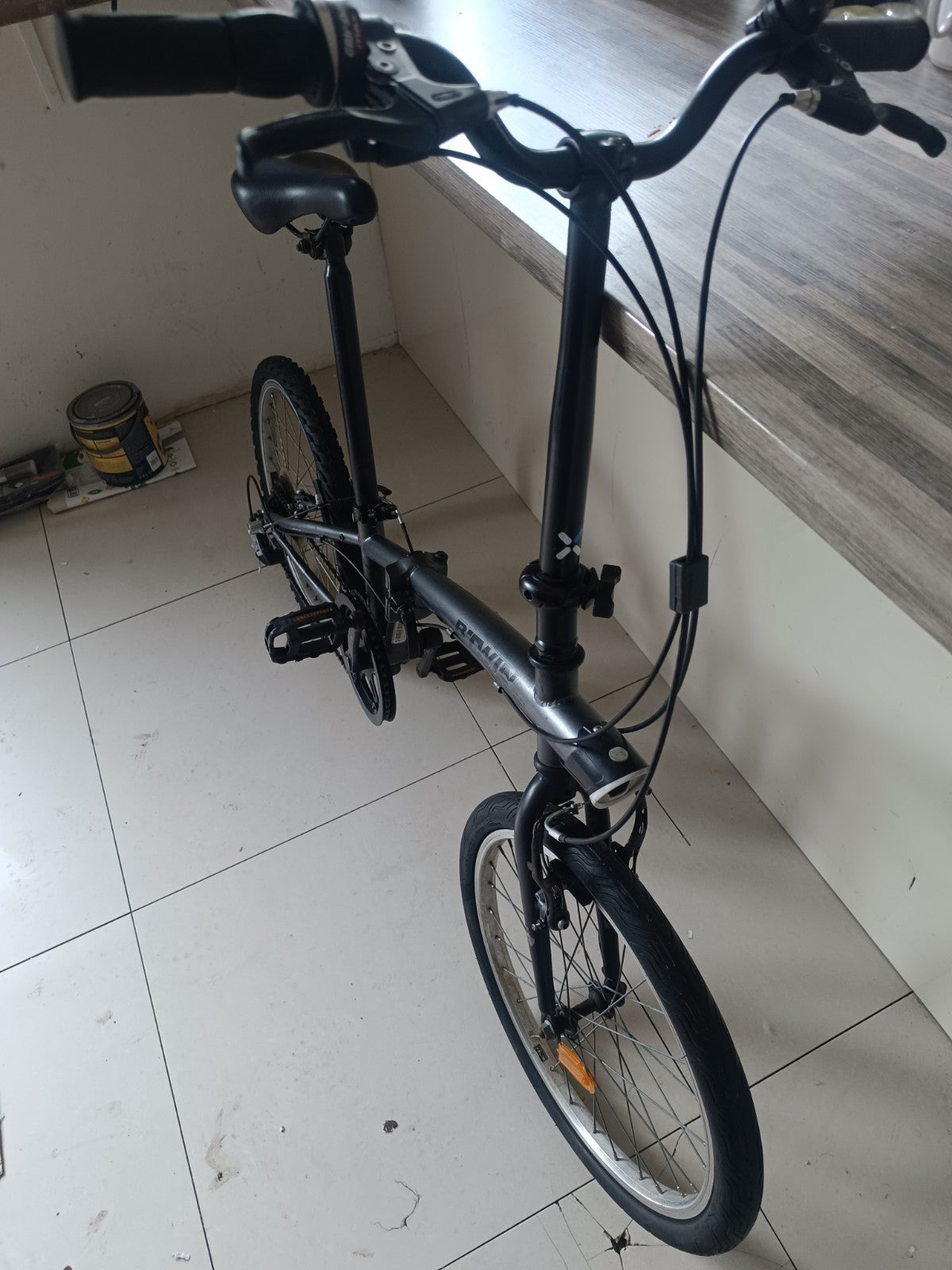 Btwin Folding Bike 6 Gears Serviced