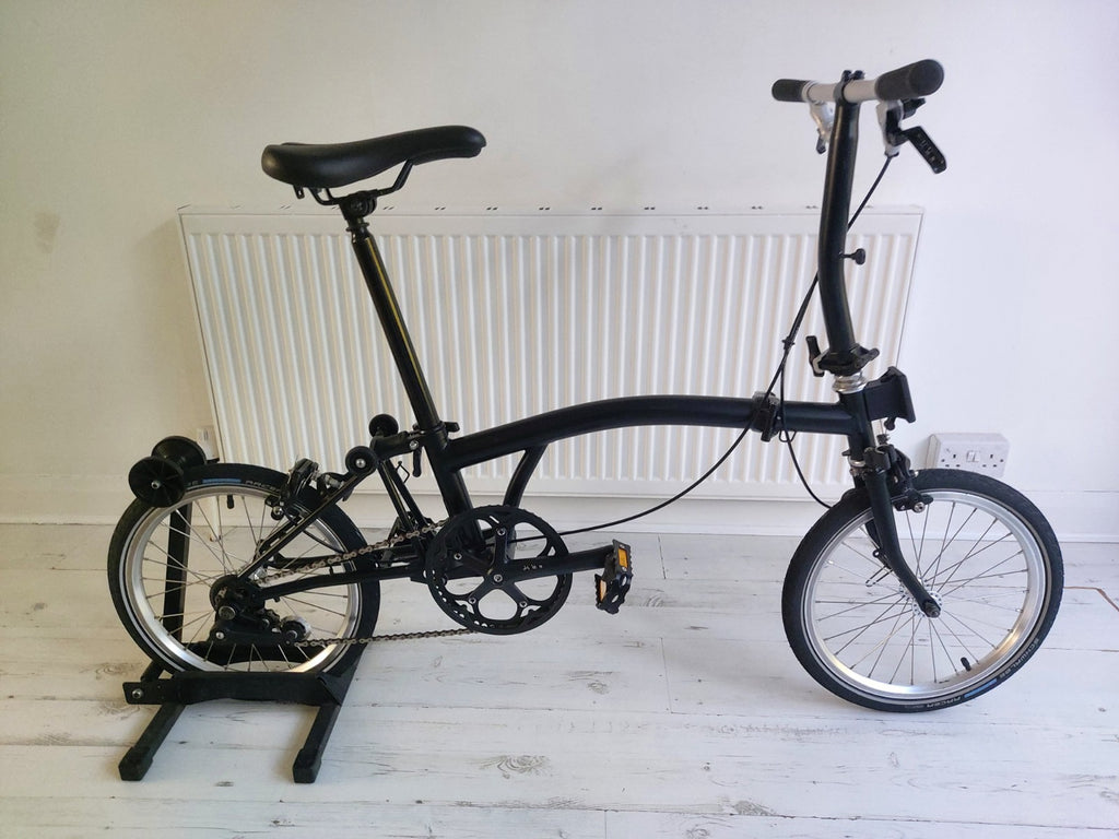 Brompton S1E Black Folding Bike