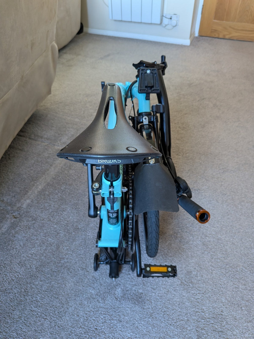 Brompton M6L (C-Line) Black Edition Turkish Green with Upgrades, Rare & Pristine