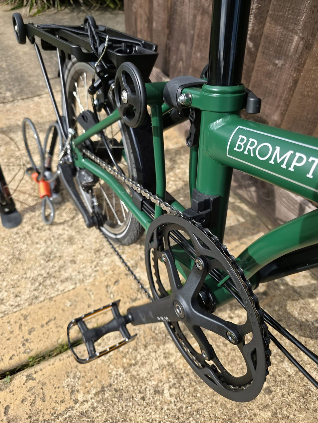Brompton C Line 12-Speed hi Bar 2026 Racing Green Folding Bike