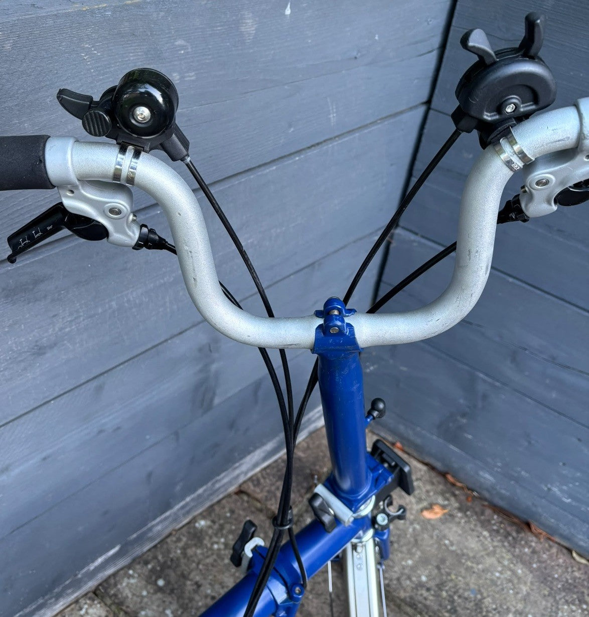 Brompton M6L C Line 6 Speed Folding Bicycle in Cobalt Blue Excellent Condition