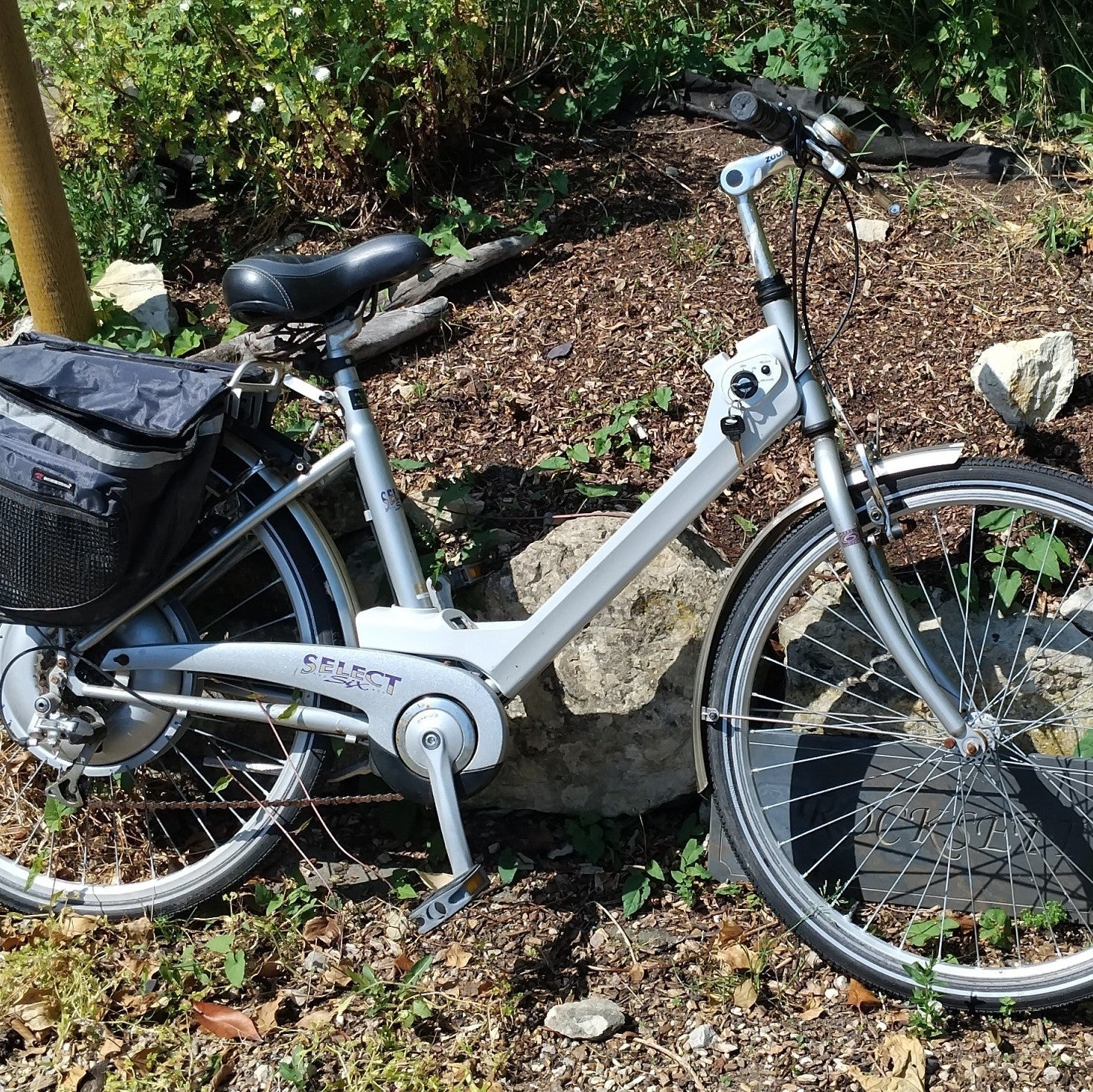 Select Folding Bike 20in 7-Speed Aluminium Alloy Silver 35cm Unisex Adults