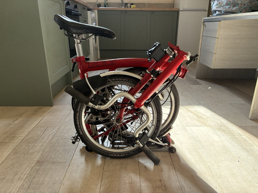 Brompton M3L red in good condition and smooth ride