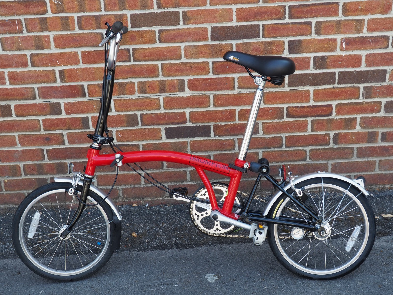 Brompton M3L Folding Bike, Red, 3-Speed — Original Owner Since 2000, Low Mileage