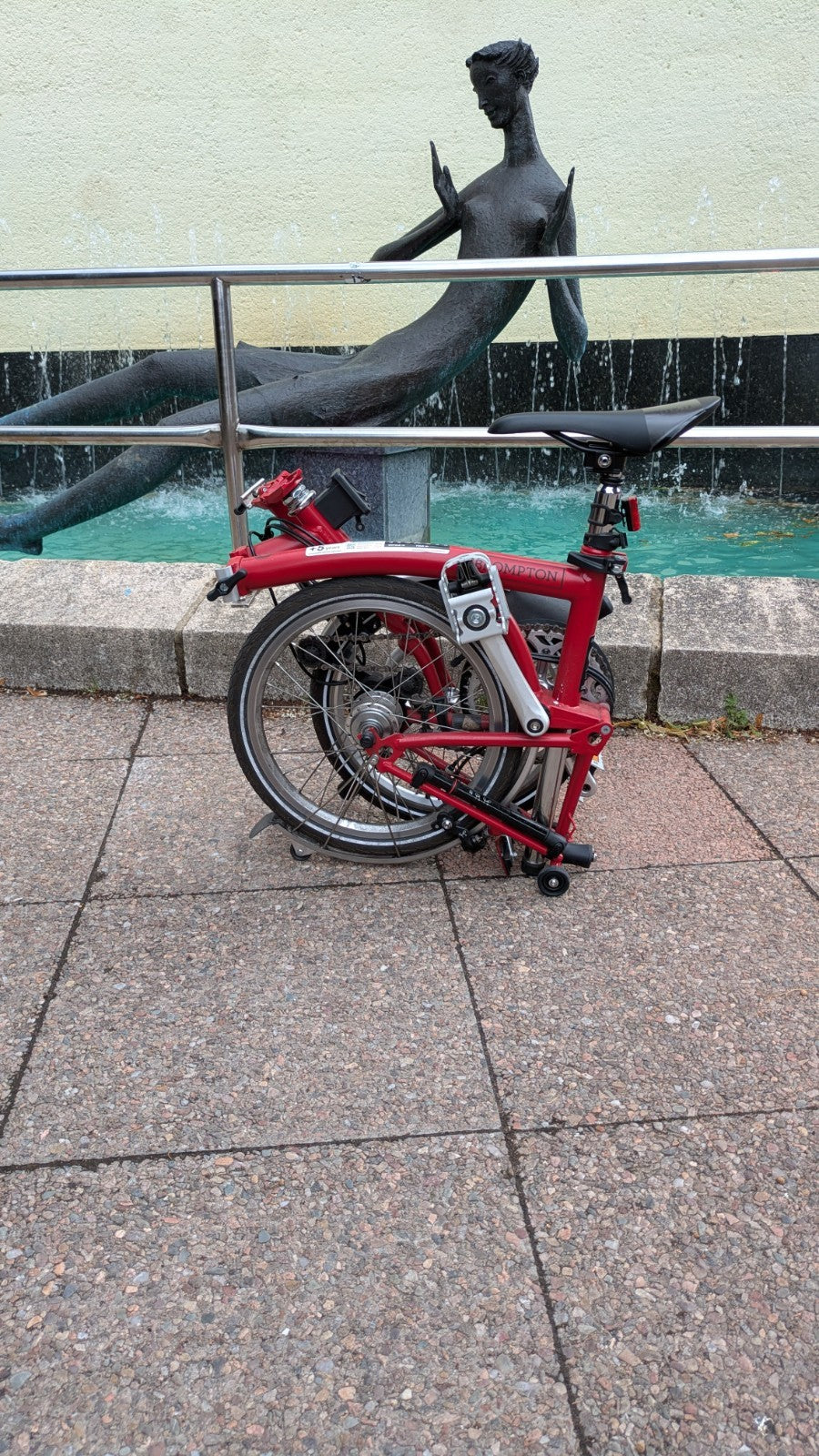 Brompton M6L Red House Silver Edition 2022 Foldable Bike RRP £1415