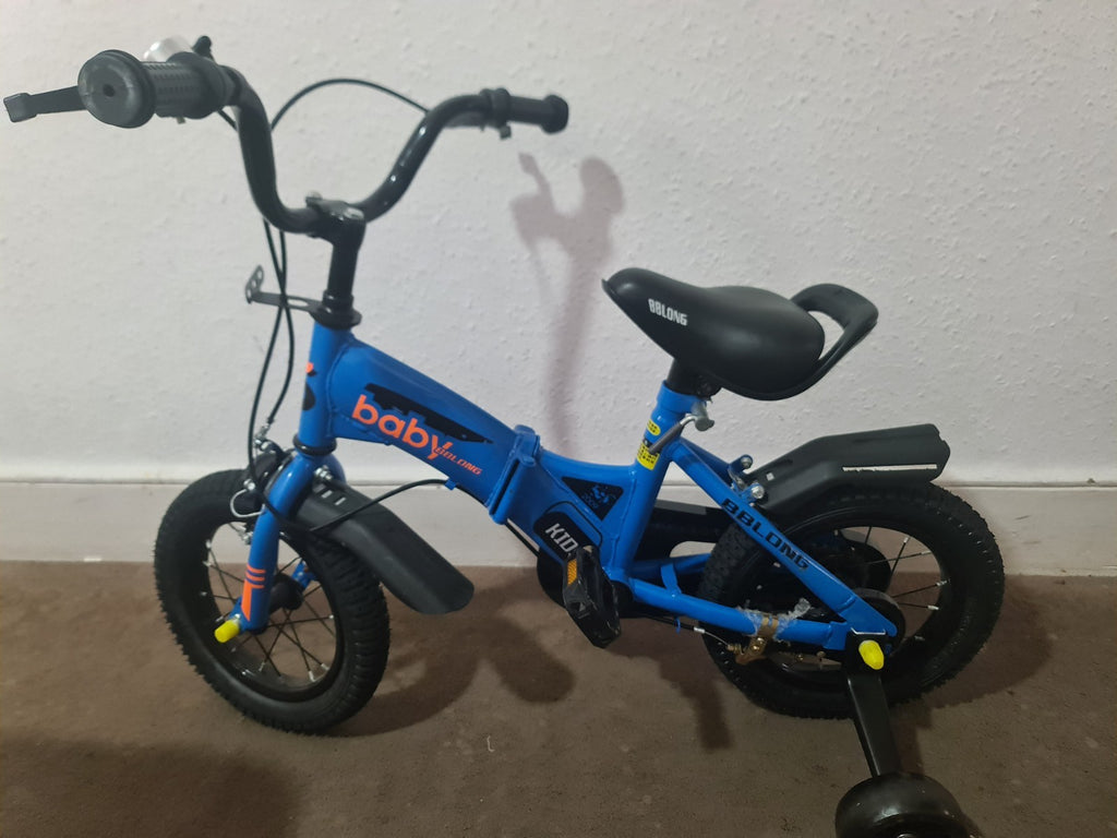 12-inch Toddler Bike Unisex Children's Cycling Bicycle Foldable Training Wheels