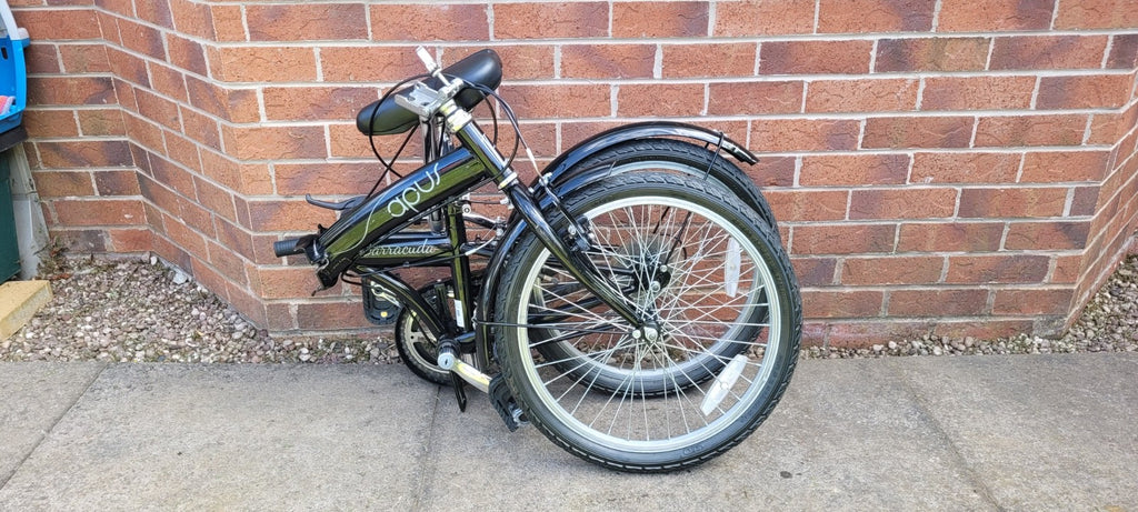 Apus Barracuda Folding Bicycle, Black, 20", Barely Used, Excellent, Commuter, A+
