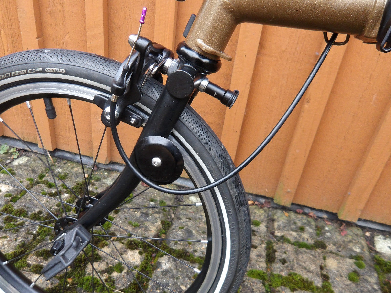 Brompton P Line 4 speed 2025 Metallic Bronze