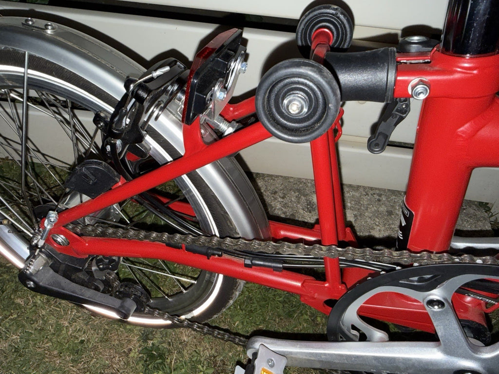 Brompton C Line Explore - House Red. High Handlebars