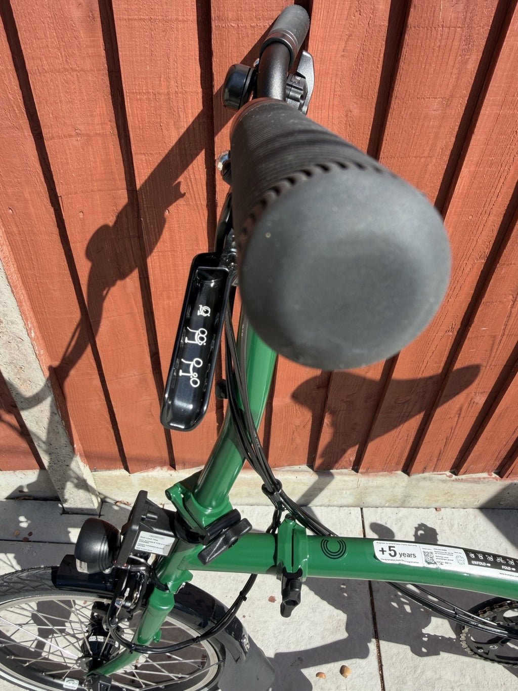 Brompton C Line Folding Bike 6-Speed, High Bar, Green