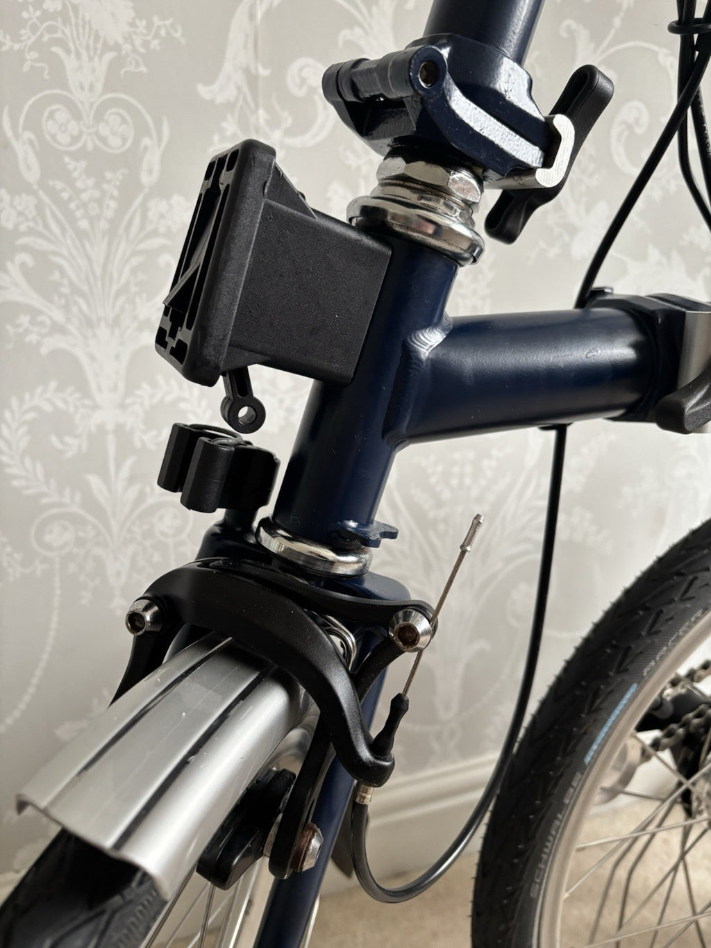 2019 Brompton M3L folding bicycle C Line Equivalent in Tempest Blue - Used