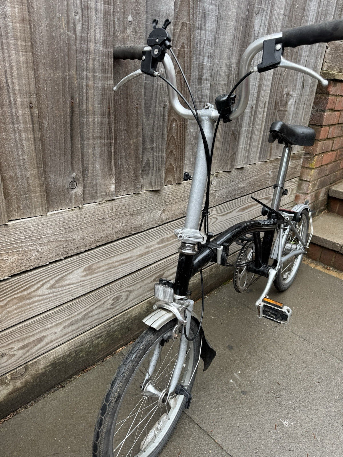 Brompton C Line ￼ 3 Speed STURMEY Archer  Black Fold Up Fully Serviced