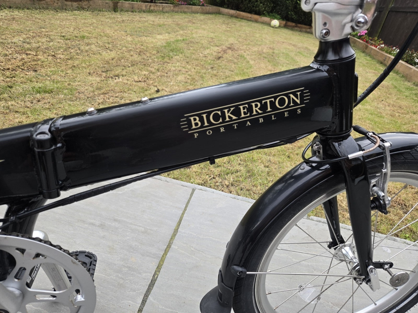 BICKERTON 1808 FOLDING BIKE  RAVEN BLACK TOPCLASSIC BRAND 💥 UNUSED RRP £950 💥