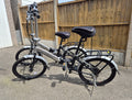 Apollo Aluminium 20in Folding Bike Silver/Black Mudguards Rear Rack V-Brakes