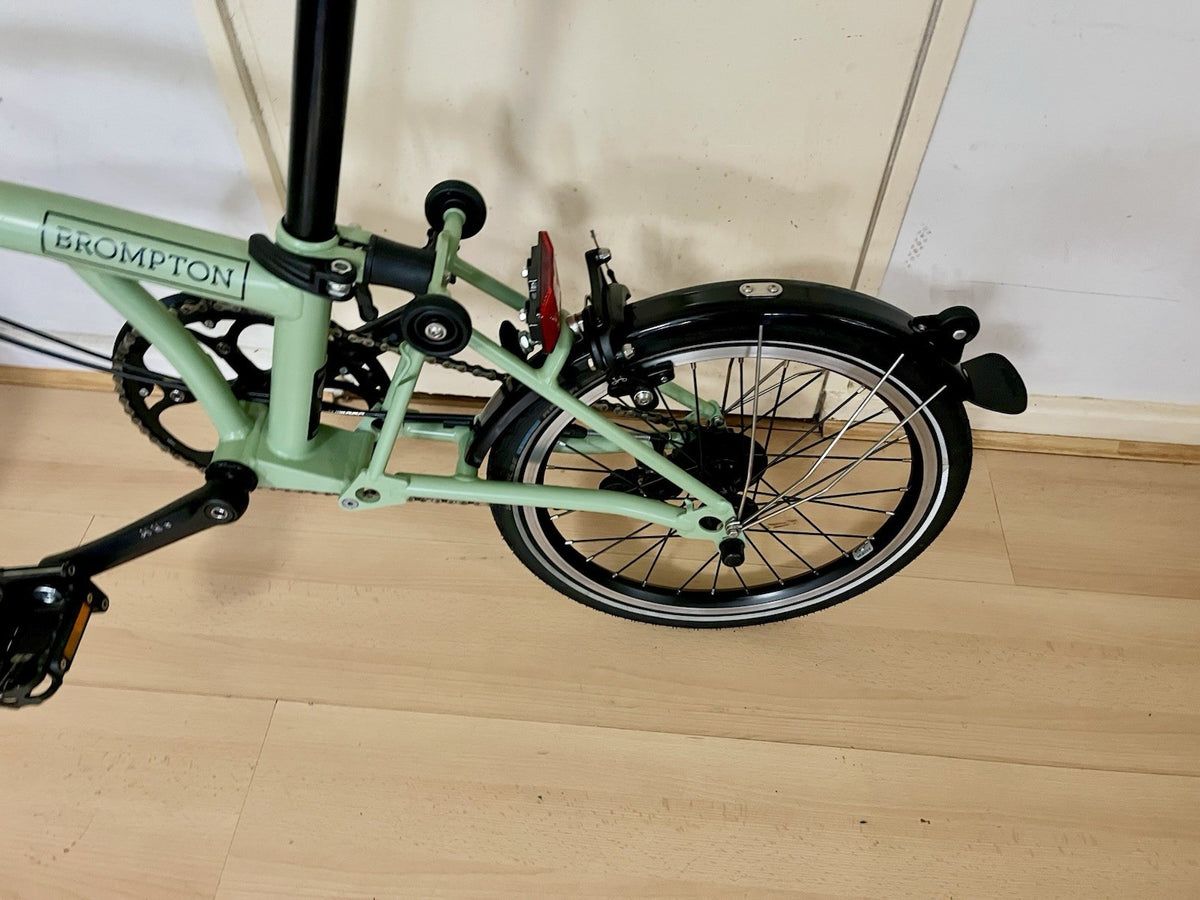 Brompton C Line Urban Folding Bike Matcha Green Excellent Condition