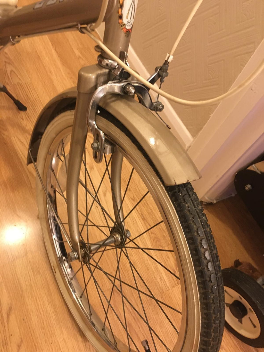 Vintage Ladies Bsa  Folding Bicycle  3-speed