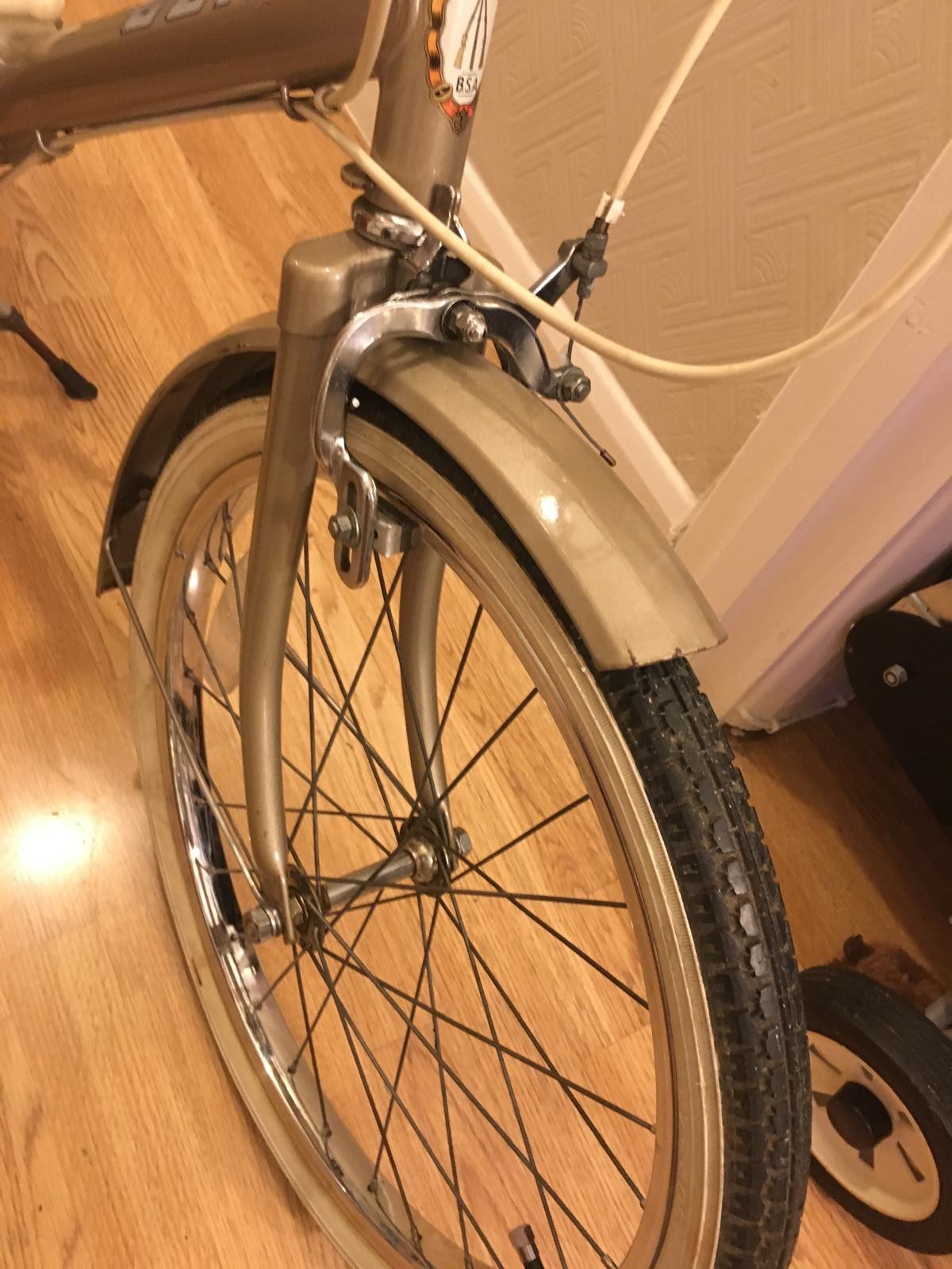 Vintage Ladies Bsa  Folding Bicycle  3-speed