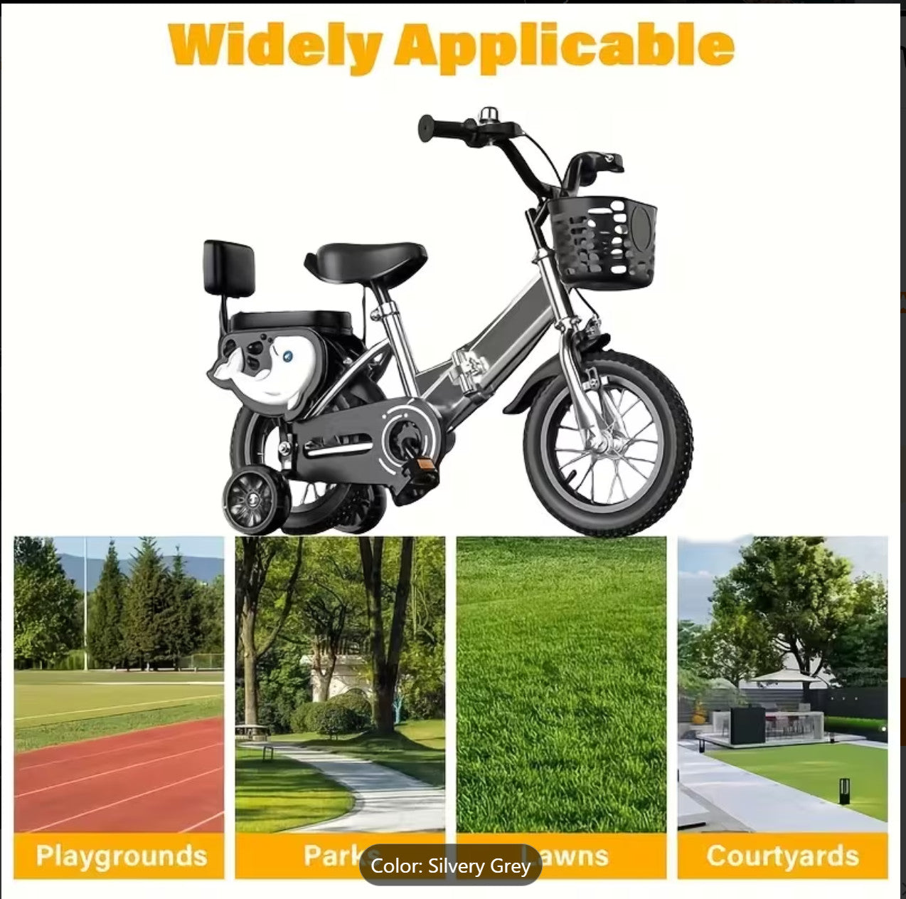 Folding Kids' Bicycle, Pedal Bike for Boys and Girls, Ideal Gift for Christmas,