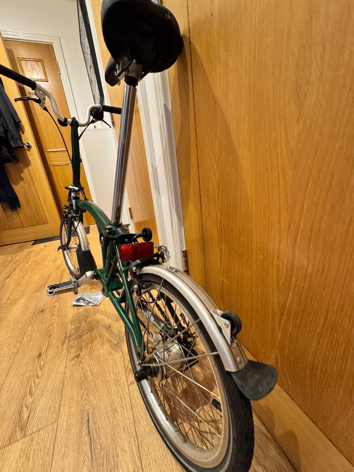 Brompton C Line Utility Folding Bike – Racing Green – Excellent Condition