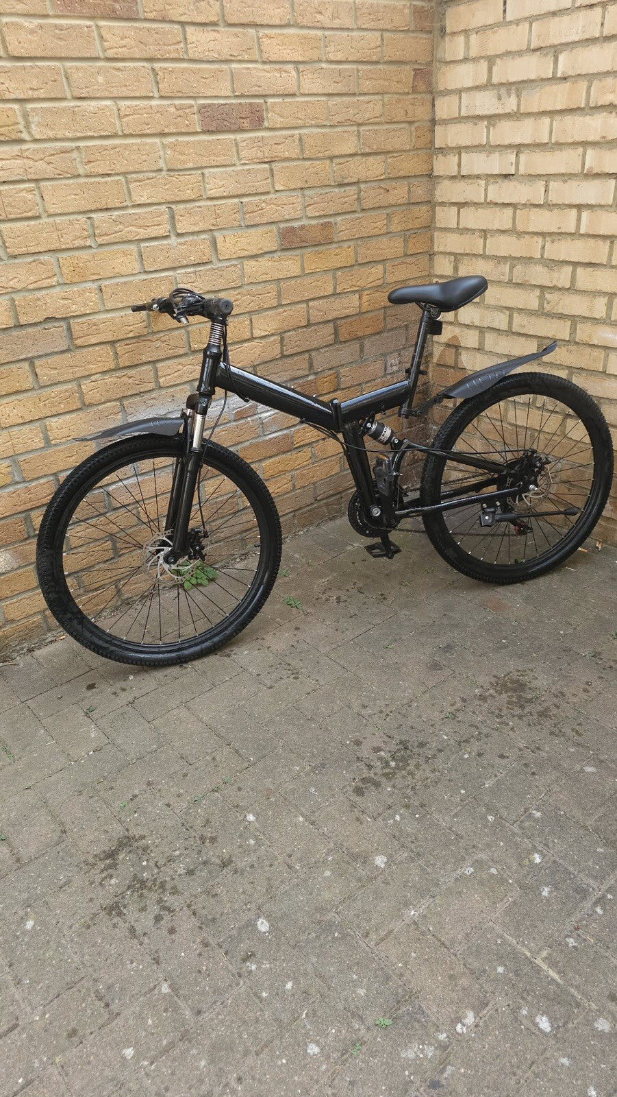 Folding Full Suspension Mountain Bike — Disc Brakes perfect condition