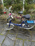 STOWAWAY 3 FOLDABLE BIKES X2 (burgundy/blue)