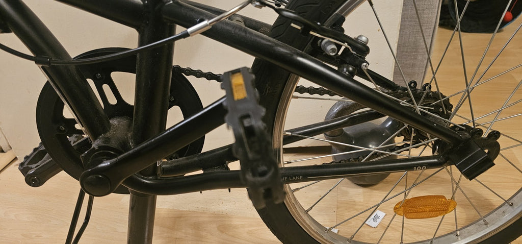 Decathlon Oxylane 100 Folding Commuter Bicycle Black