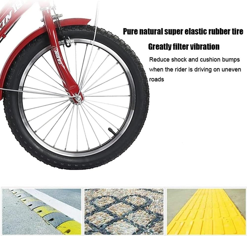 Single Speed Adult3 Wheels Cruise Bicycles 16 Inch with Basket, Foldable Double