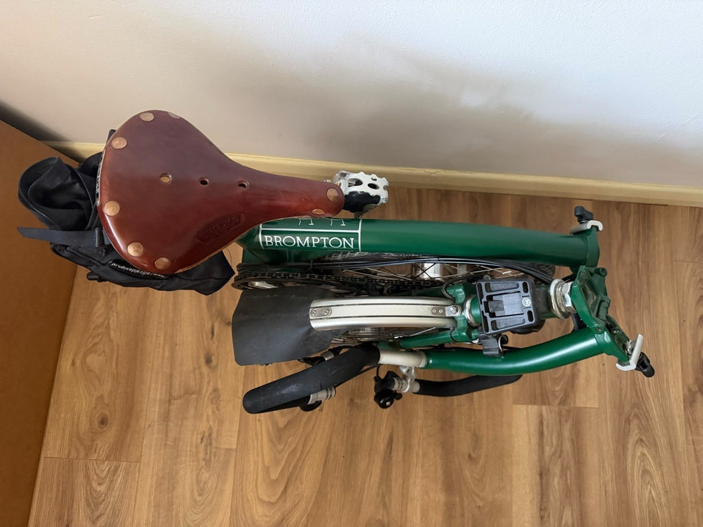 Brompton C Line P6R (6 Speed) folding bicycle - GREEN (EXCELLENT CONDITION)