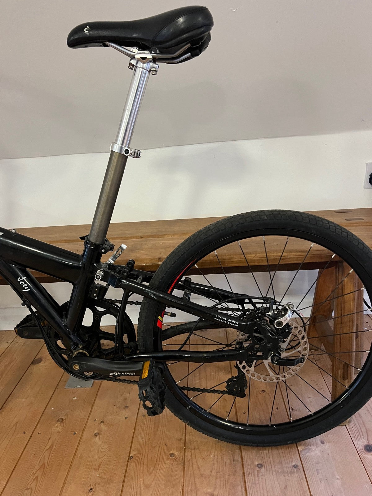 Airnimal Joey folding disc commuter bike Brompton slayer! Upgraded