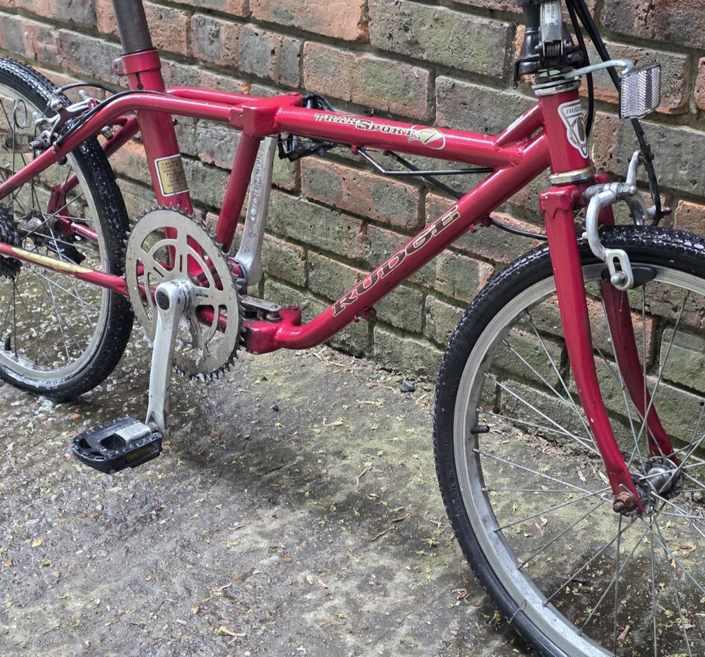 RARE* VINTAGE RUDGE TRANSPORT 7 FOLD UP BIKE BICYCLE (RESTORATION PROJECT)