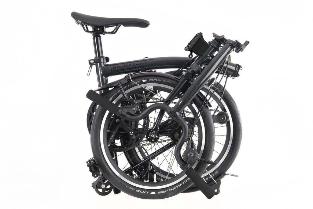 Brompton P Line 4-Speed - Mid Handlebar - Midnight Black - New