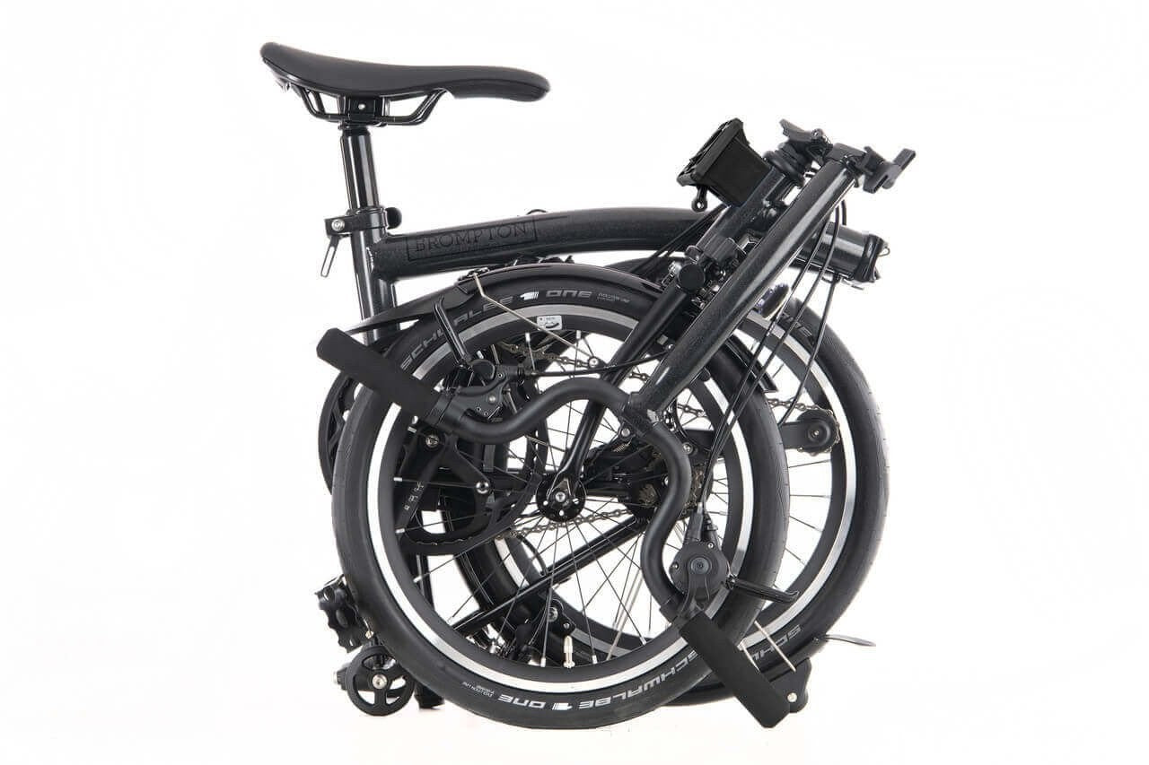 Brompton P Line 4-Speed - Mid Handlebar - Midnight Black - New