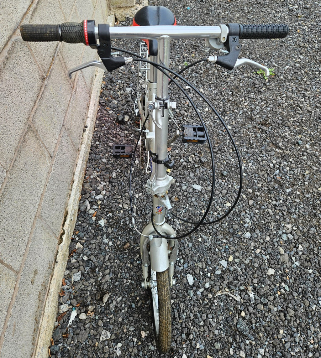 Aomeisi Hanker Folding Bike, 5 Speed, 16" Wheels, 12" Frame, Rear Suspension VGC