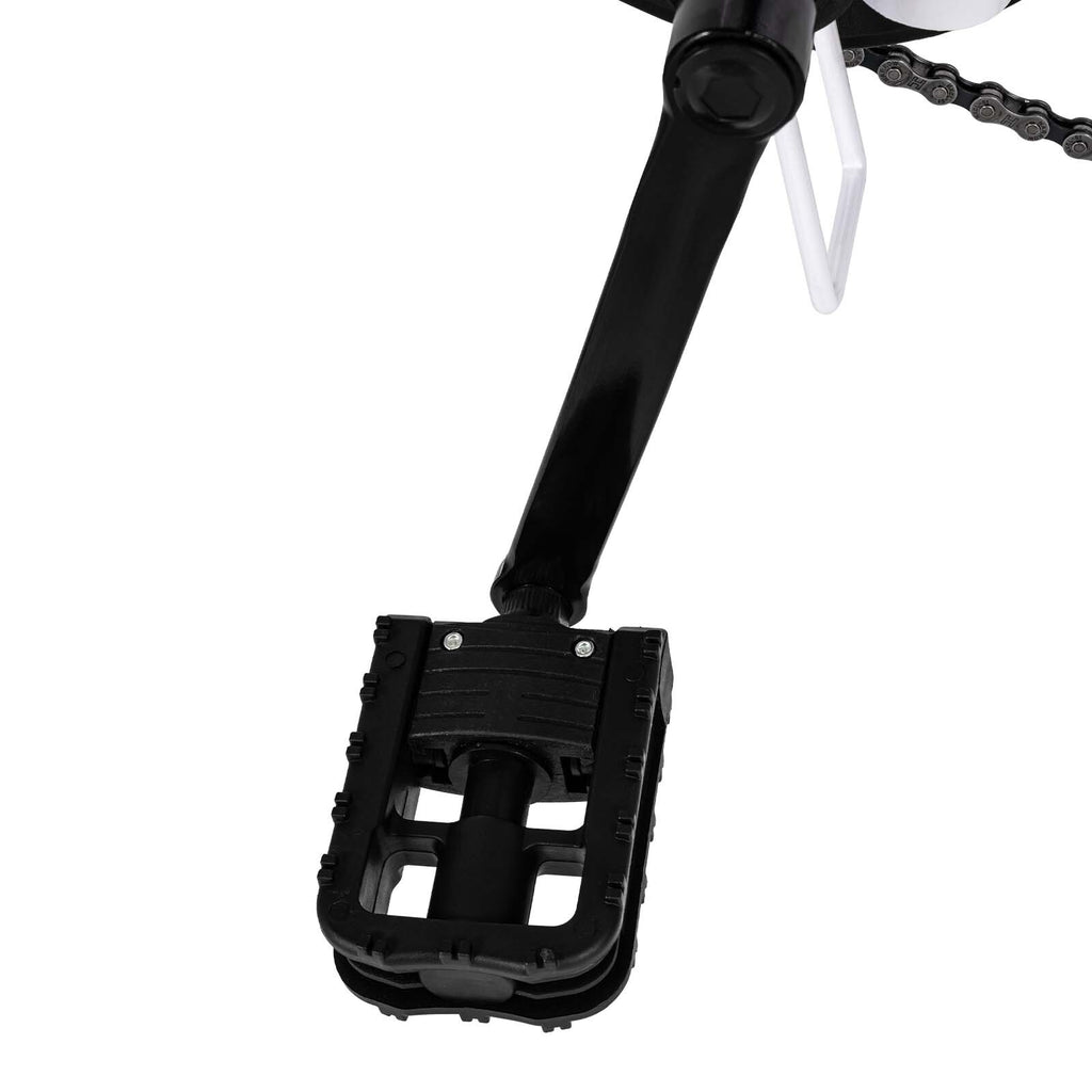 White Folding Bike Foldable City Bike for Adult 20" Commute Bicycle 6Speed Gears