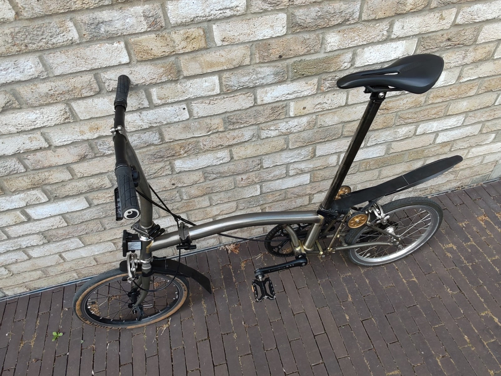 Brompton S2L Raw Lacquer 2 Speed Lightweight Upgraded Folding Bike
