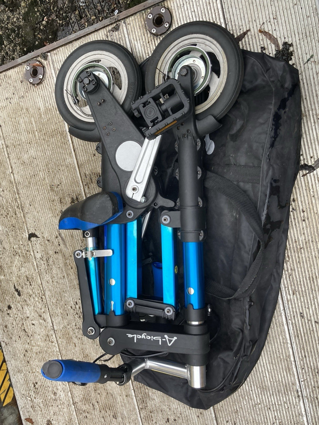 Rare Clive Sinclair A-Bike folding bike iconic commuting travel collector