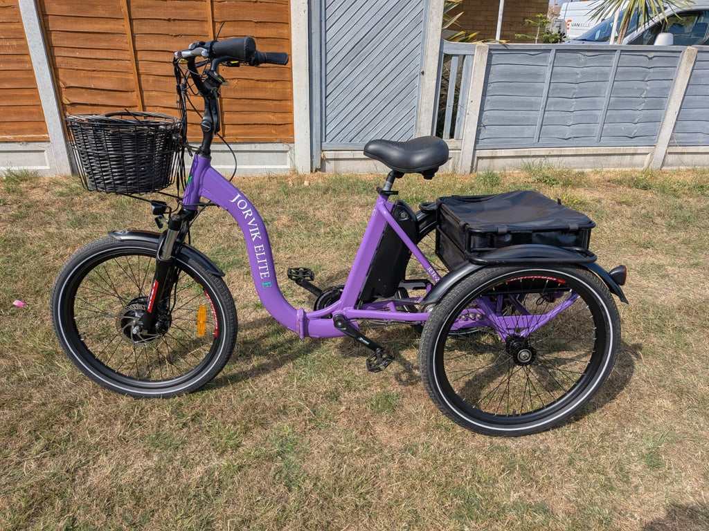Jorvik JET-E Elite Folding Electric Tricycle,24"  Wheels Excellent Condition