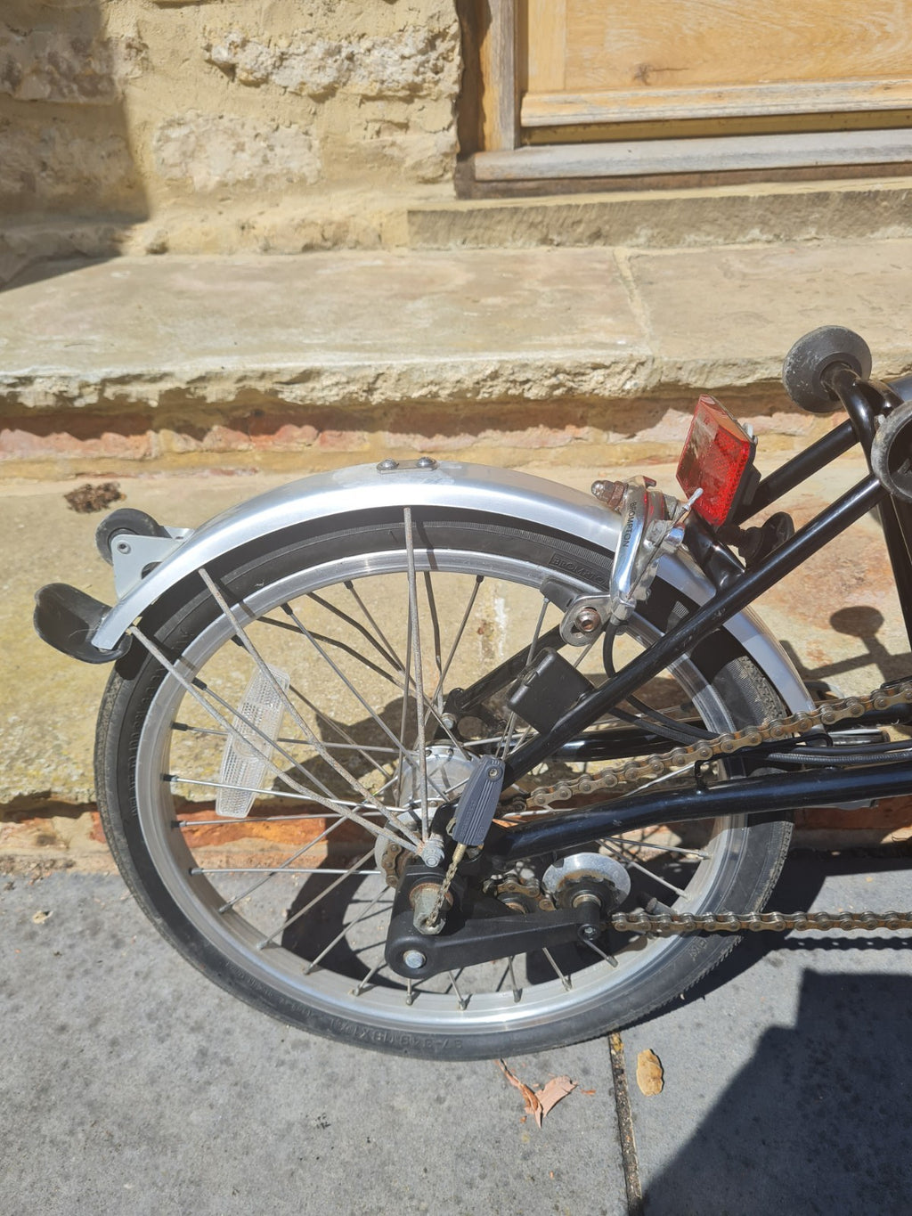 Brompton M3L Folding Bike Red and black