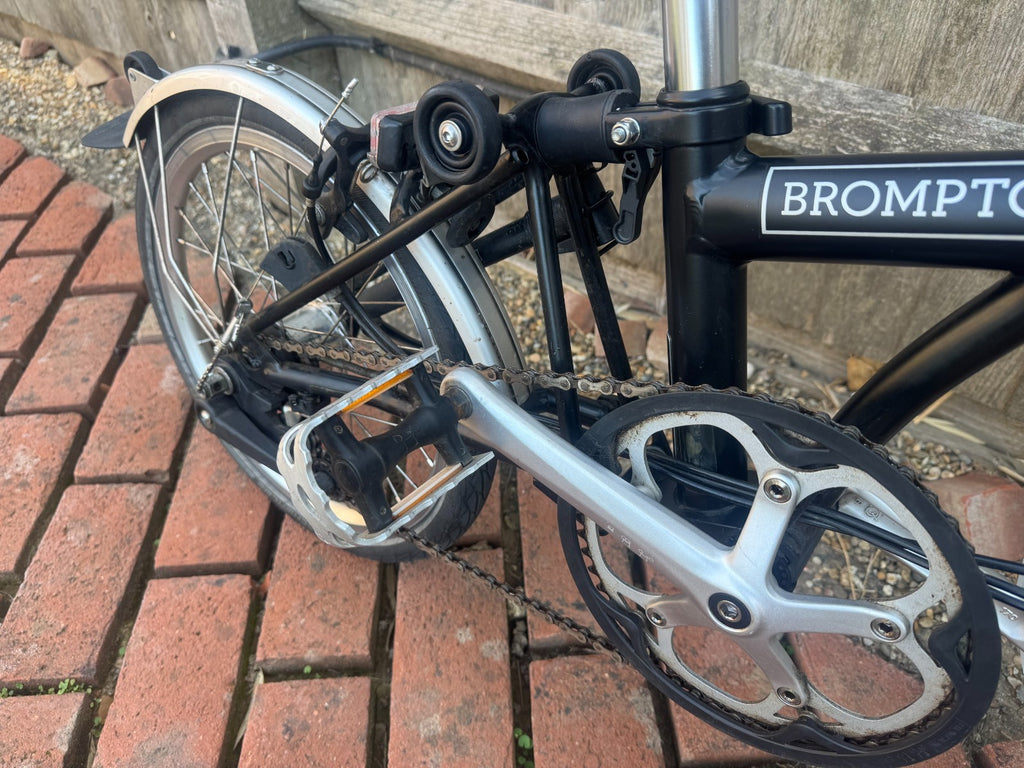 Brompton M6L 6 Speed Folding Bike Black 2019 M Type Mudguards
