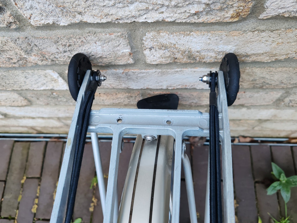 Brompton H6R 6 Speed Folding Bike Rack Brooks Saddle Commuter Blue