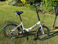 Tiger Foldaway Folding Unisex Bike, White, Six Speed, 20inch wheels.