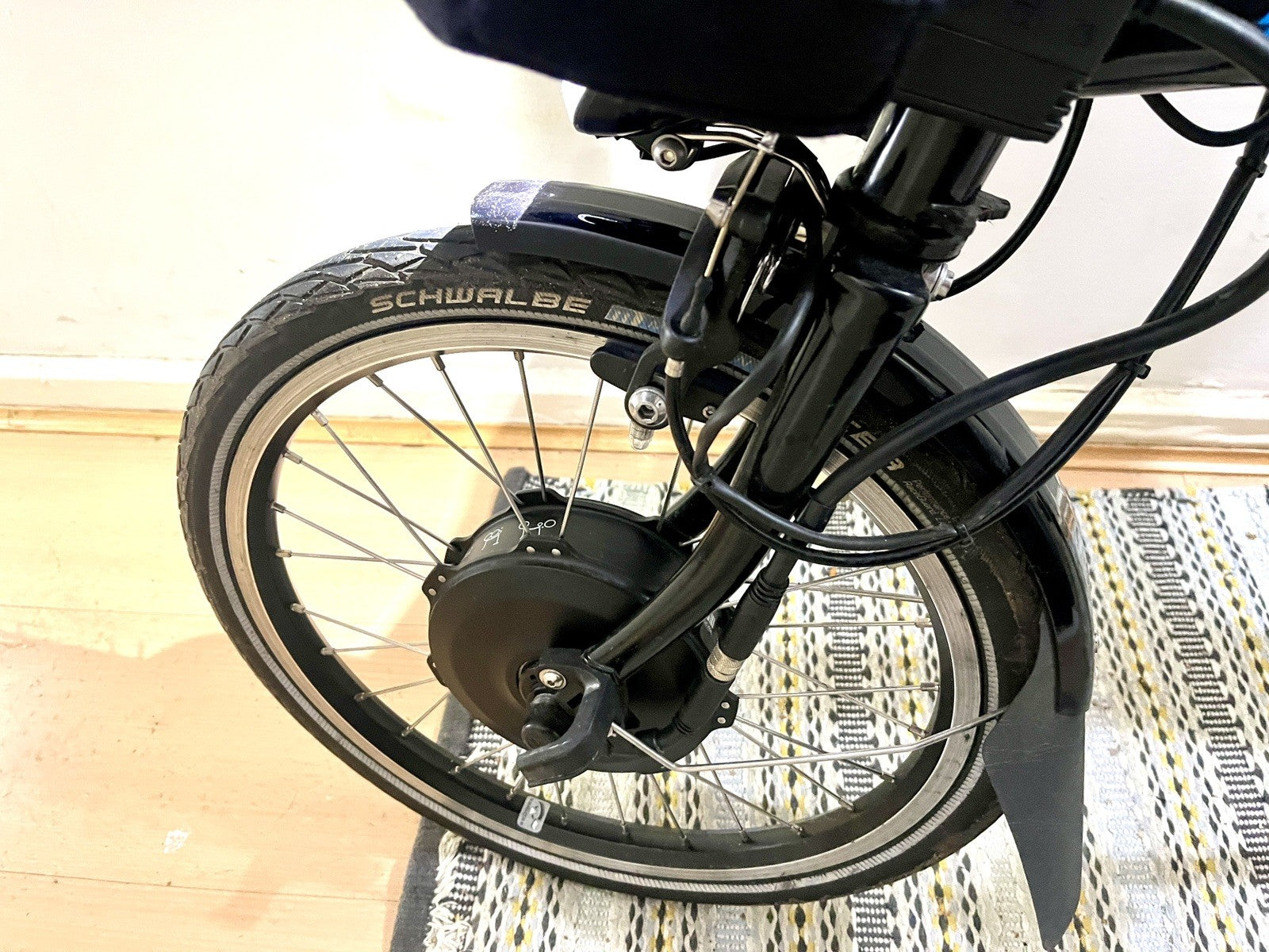 Brompton C Line elctrc Urban M2 L  Black, in excellent condition