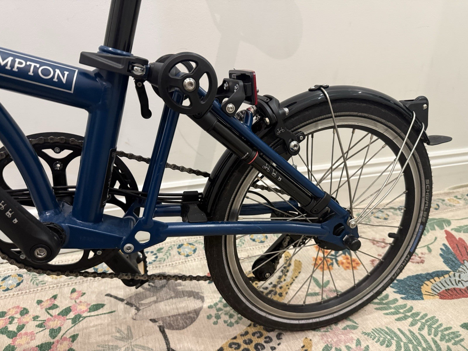 Brompton Cline 12 Speed Ocean Blue (2025) + Accessories