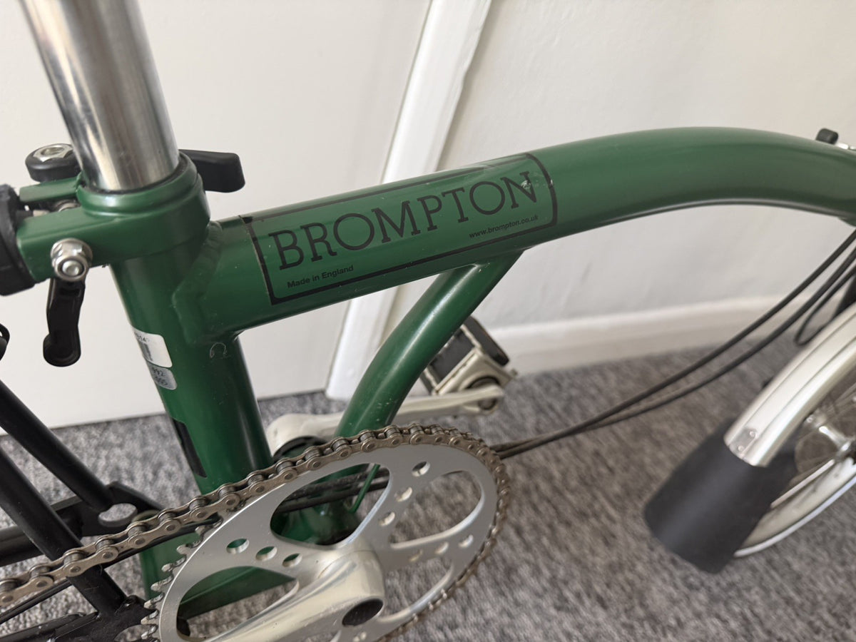 Brompton M3L (3 Speed) folding bicycle - Green/Black (EXCELLENT CONDITION!)