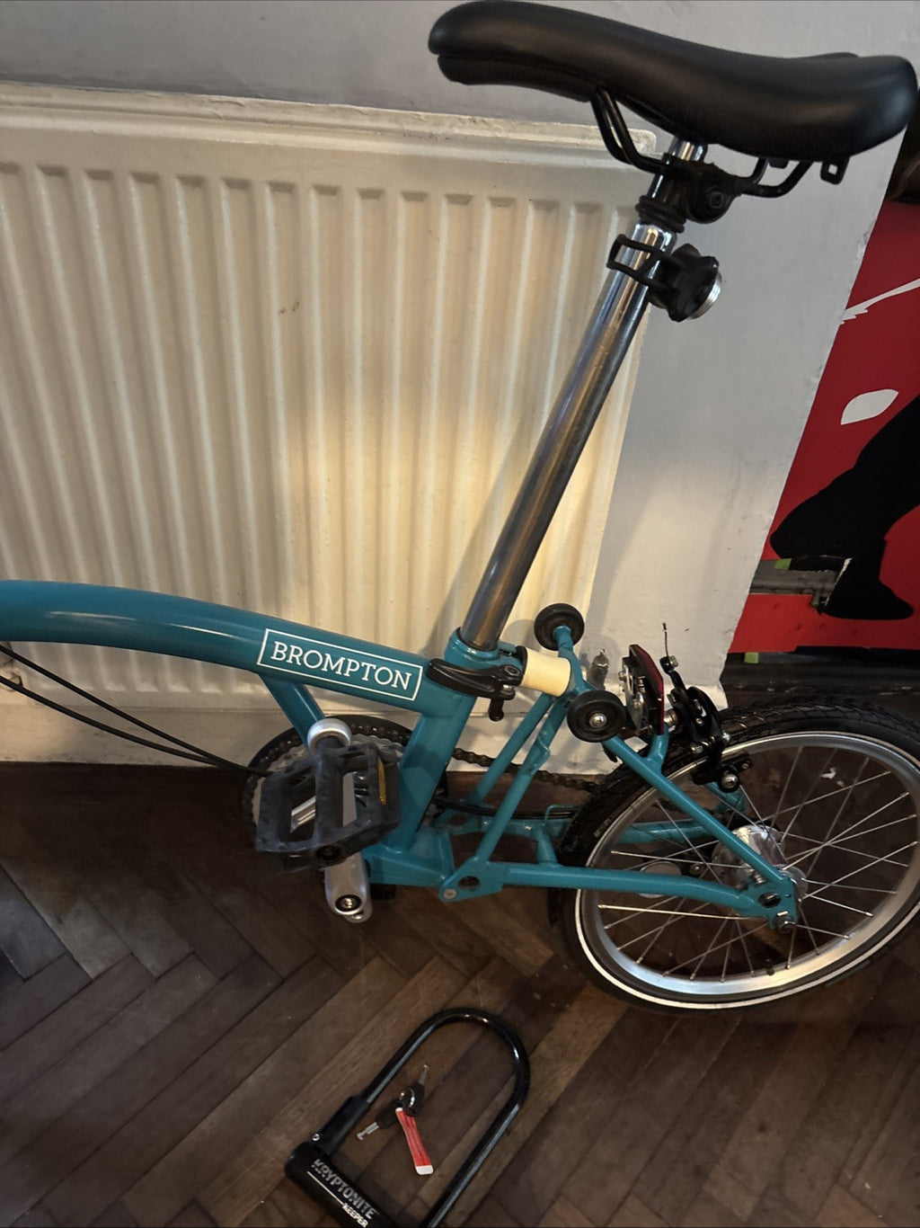 Brompton B75 16" Folding Bike - Blue - Discontinued - VGC - Classic Shape