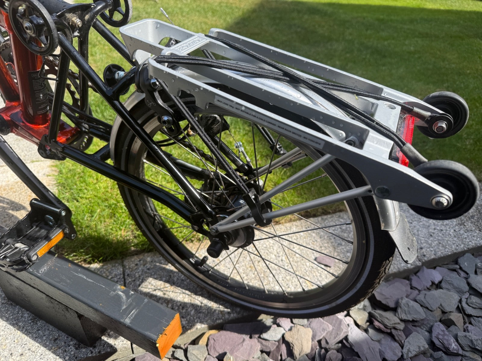 Brompton E C Line, 6 Speed, Flame Red, Excellent Condition, Boxed