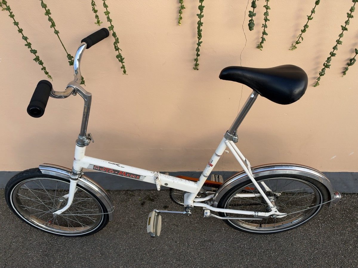 Vintage 70’s Auto-Mini Folding Bicycle Bike Cycle Fold Up Folder Compact London