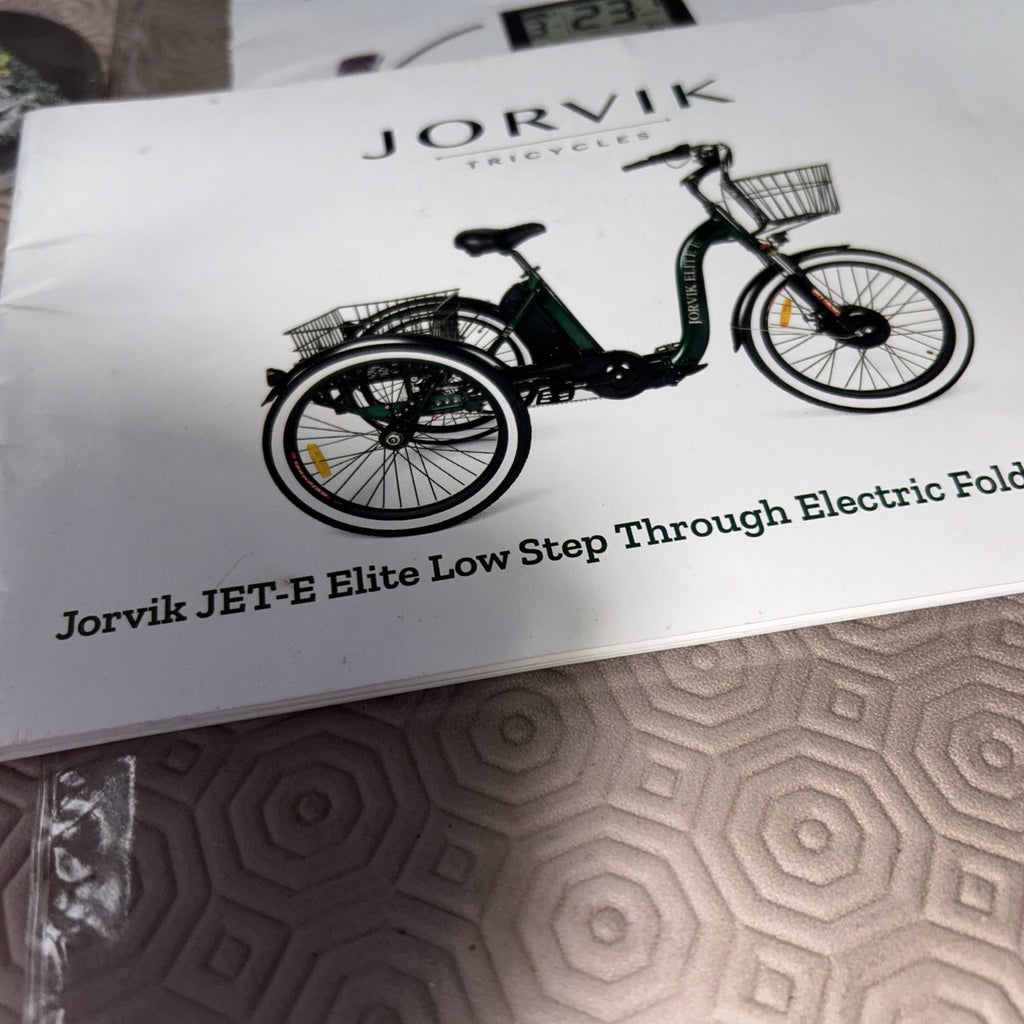 Jorvik JET-E Elite Folding Tricycle Excellent Condition Collect Only CO4